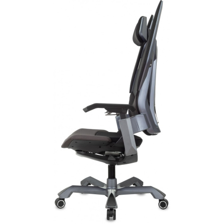 Кресло игровое Knight Aero, ткань, пластик, черный Кресло игровое Knight Aero, ткань, пластик, черный