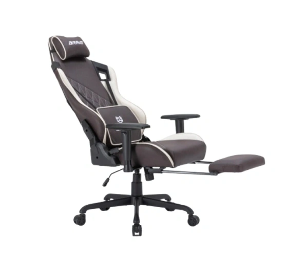 Кресло игровое BRAVE WS-2 Hulk Dark Grey иск.замша, коричневый, крестов. металл Кресло игровое BRAVE WS-2 Hulk Dark Grey иск.замша, коричневый, крестов. металл