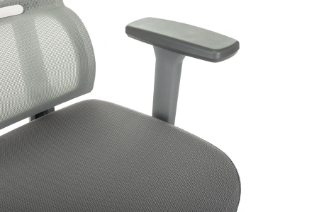 Кресло компьютерное Бюрократ MC-G715N-H, сетка, ткань, серый