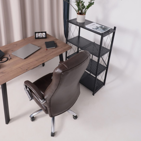 Кресло компьютерное AksHome KING A, темно-коричневый Кресло компьютерное AksHome KING A, темно-коричневый