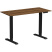 Стол с электроприводом WellDesk Prime, 1300x675х18 мм, черный, дуб Хантон темный