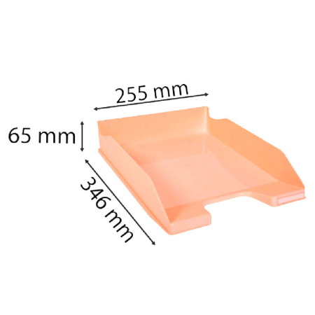 Модуль горизонтальный Exacompta Aquarel, коралловый