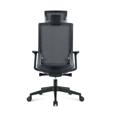 Кресло для руководителя SitZone "CH-312А", ткань, пластик, черный