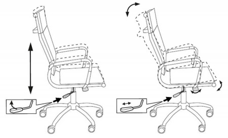 Кресло компьютерное Бюрократ CH-993/black, черный Кресло компьютерное Бюрократ CH-993/black, черный