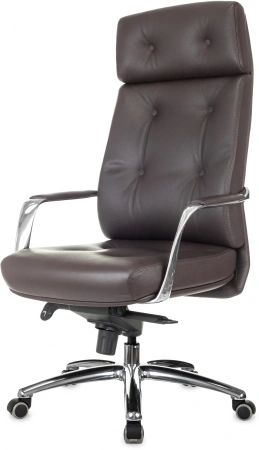 Кресло компьютерное Бюрократ DAO, кожа, коричневый Кресло компьютерное Бюрократ DAO, кожа, коричневый