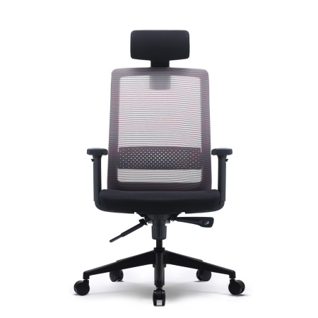 Кресло компьютерное Bestuhl S30, рама черная, черный/красный