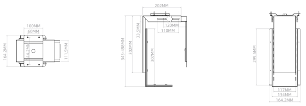 Держатель для системного блока AOKE AK-MF08