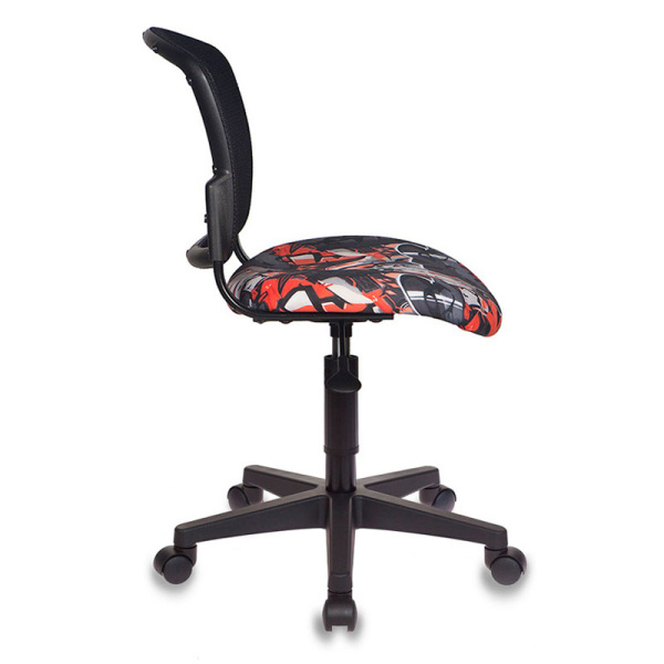 Детское компьютерное кресло Бюрократ CH-296NX/Graffity, черный