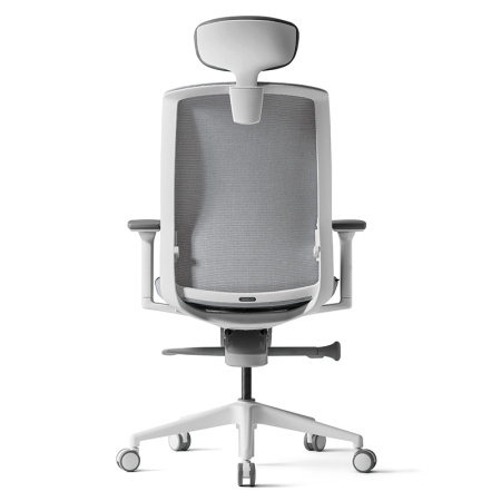 Кресло компьютерное Bestuhl J1, рама белая, серый Кресло компьютерное Bestuhl J1, рама белая, серый