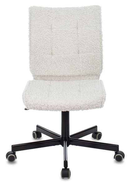 Кресло компьютерное Бюрократ CH-330M, экомех, молочный