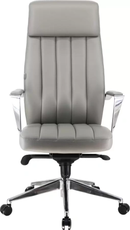 Кресло компьютерное EVERPROF Tokyo, экокожа, серый, металл
