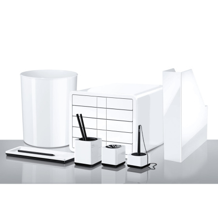 Блок из 5-и лотков закрытый Han iBox, белый