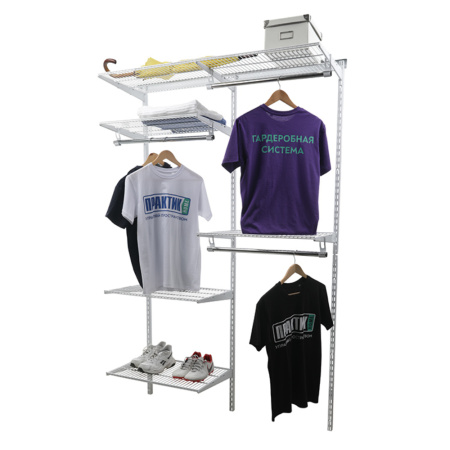 Гардеробная система Optima G120, белая