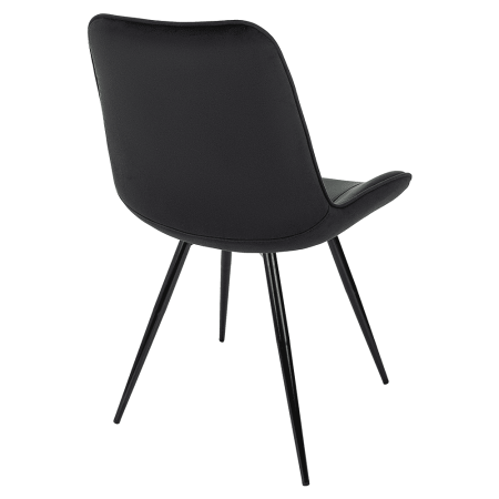 Стул Бюрократ "CH-K2_4", ткань, черный, металл, комплект 4 штуки