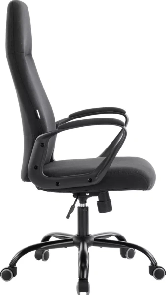 Кресло компьютерное EVERPROF Smart, ткань, черный, металл, корпус черный