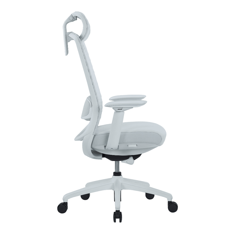 Кресло компьютерное SitZone CH-531A-BS, ткань, пластик, белый, -30% 