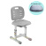 Стул детский растущий Ergosmart Smart A311, пластик, корпус белый, с чехлом, серый