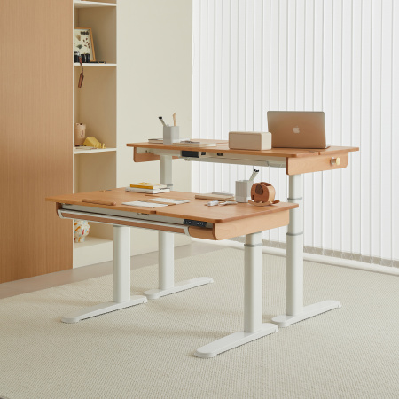 Стол Ergosmart регулируемый Frigate, 1200х700х(520-1080) мм, бук натуральный