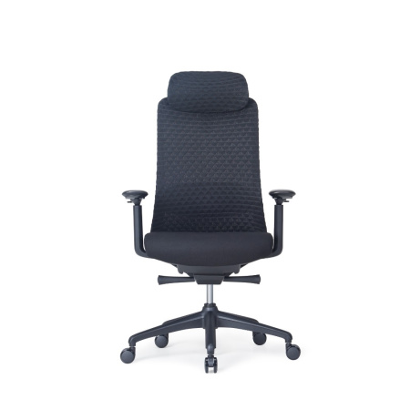 Кресло эргономичное SitZone CH-531A, ткань, пластик, черный