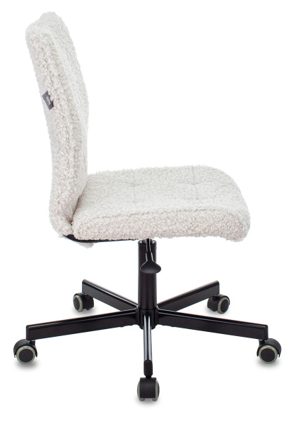 Кресло компьютерное Бюрократ CH-330M, экомех, молочный