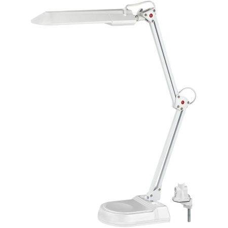 Светильник настольный Эра "NL-202-G23-11W-W", белый