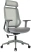 Кресло компьютерное Бюрократ MC-G411N-H, сетка/ткань, серый