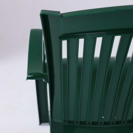Кресло садовое №7 "Премиум-1 "2", пластик, темно-зеленый