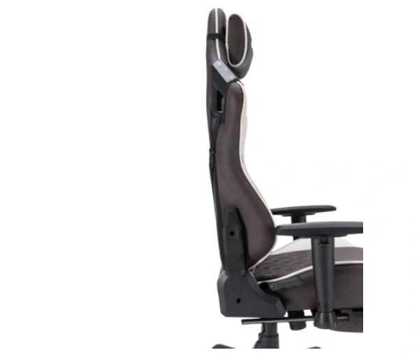 Кресло игровое BRAVE WS-2 Hulk Dark Grey иск.замша, коричневый, крестов. металл Кресло игровое BRAVE WS-2 Hulk Dark Grey иск.замша, коричневый, крестов. металл