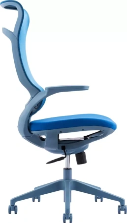 Кресло компьютерное EVERPROF Spirit, сетка, синий