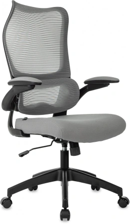 Кресло компьютерное Бюрократ Sigma 1 сетка, ткань, серый