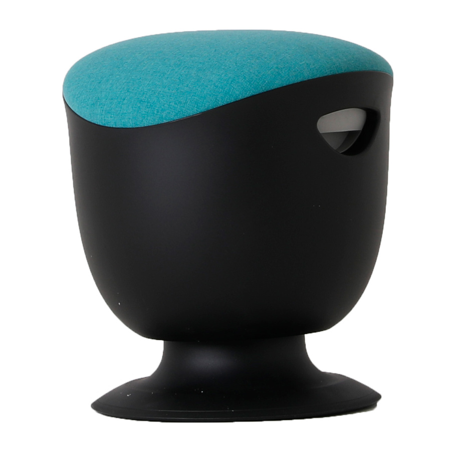 Стул для активного сиденья Chair Meister Tulip, черный/голубой