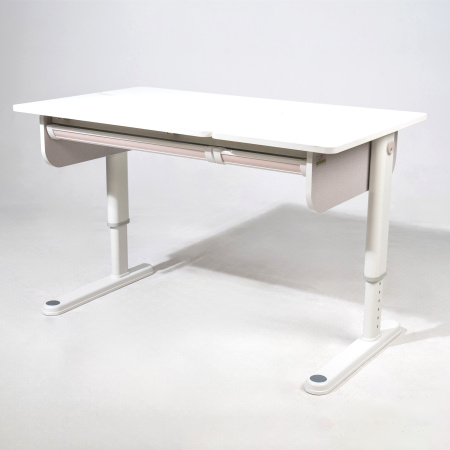 Комплект Ergosmart ученический Caravel: стол регулируемый Caravel, полка с подставкой для книг Wooden space