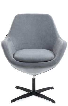 Кресло мягкое EVERPROF Rocky, ткань, серый, металл