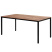 Стол Millwood Сеул, 1600х800 мм, дуб табачный крафт, черный