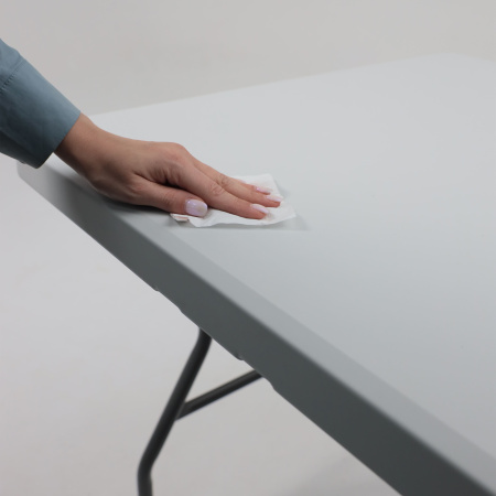 Стол складной 1520х760х740 мм, пластик, белый