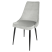 Стул Бюрократ "CH-K4_2", ткань, светло-серый, металл, комплект 2 штуки