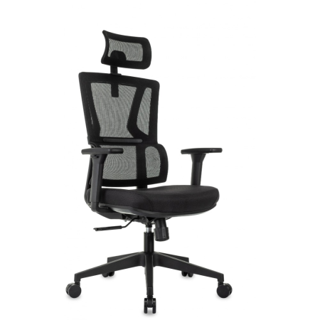 Кресло компьютерное Бюрократ MC-711N-H, черное Кресло компьютерное Бюрократ MC-711N-H, черное