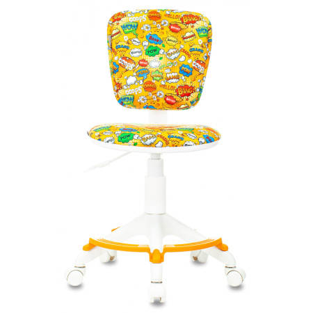 Детское компьютерное кресло Бюрократ CH-W204/F, оранжевый