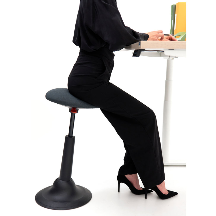 Стул для активного сиденья Chair Meister Cloud, черный/серый Стул для активного сиденья Chair Meister Cloud, черный/серый