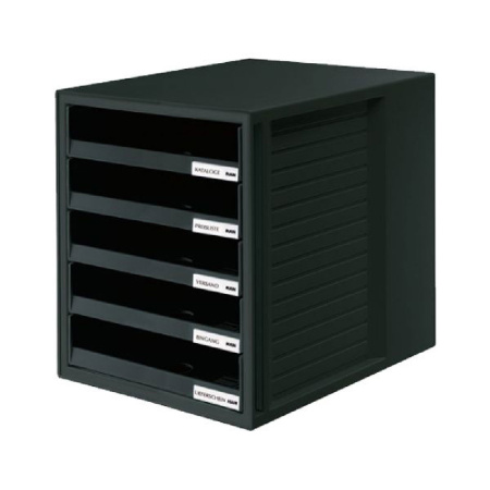 Открытый блок из 5-ти лотков Han, черный
