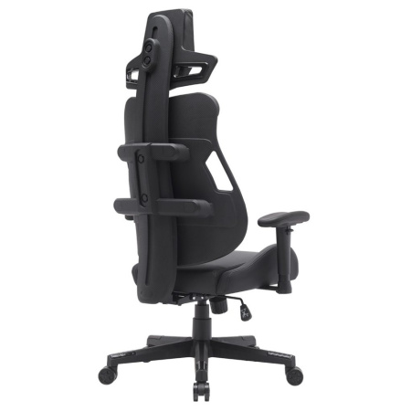 Игровое компьютерное кресло EVERPROF Serval Q, экокожа, пластик, черный