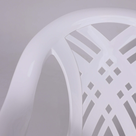 Кресло садовое №6 "Престиж-2", пластик, белый