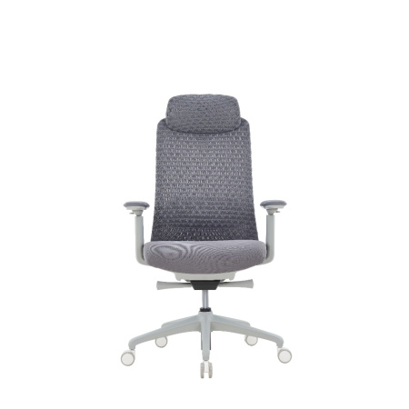 Кресло эргономичное SitZone CH-531A, ткань, ластик, серый