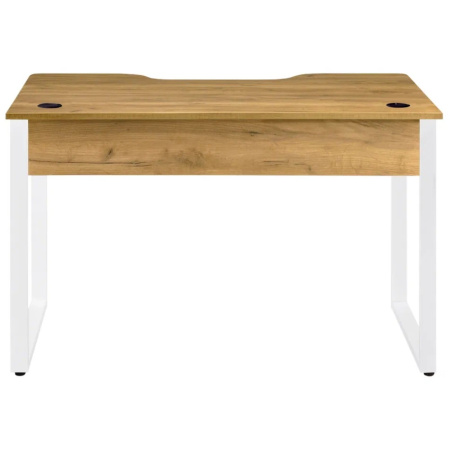 Стол компьютерный игровой Millwood Лофт Гонконг (ДТ-3), 1300x700 мм, дуб золотой крафт, белый