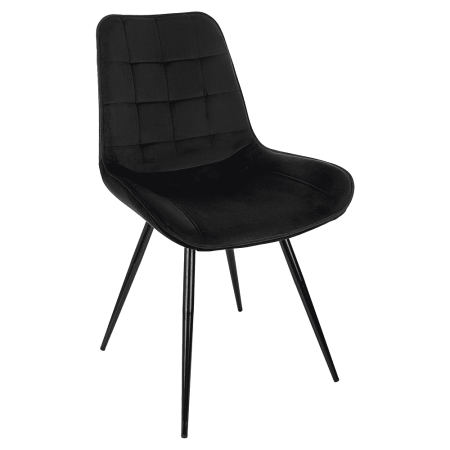 Стул Бюрократ "CH-K2_4", ткань, черный, металл, комплект 4 штуки