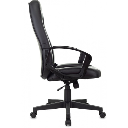 Кресло компьютерное Бюрократ T-898, экокожа, пластик, черный