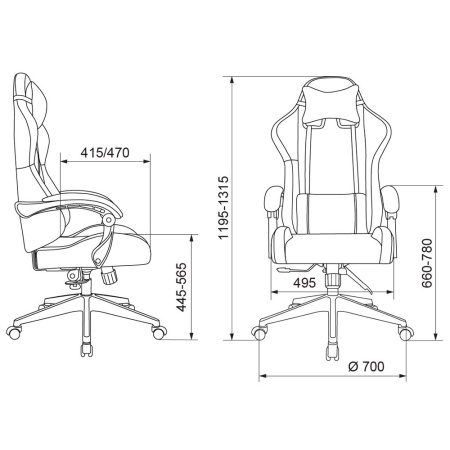 Игровое компьютерное кресло Zombie Predator Neo Black, черный Игровое компьютерное кресло Zombie Predator Neo Black, черный