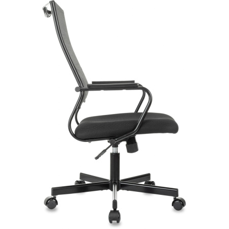 Компьютерное кресло Бюрократ CH Balance, сетка, ткань, черный, металл, черный