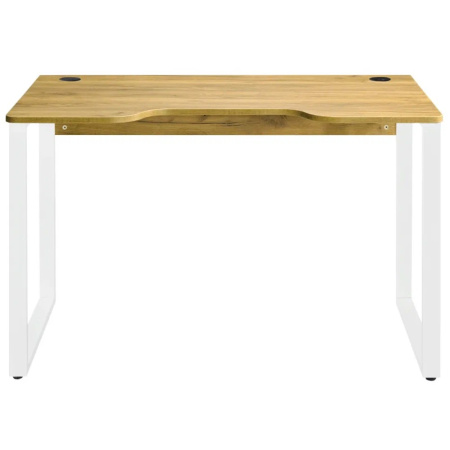 Стол компьютерный игровой Millwood Лофт Гонконг (ДТ-3), 1300x700 мм, дуб золотой крафт, белый