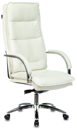 Кресло компьютерное Бюрократ T-9927SL, кожа, слоновая кость